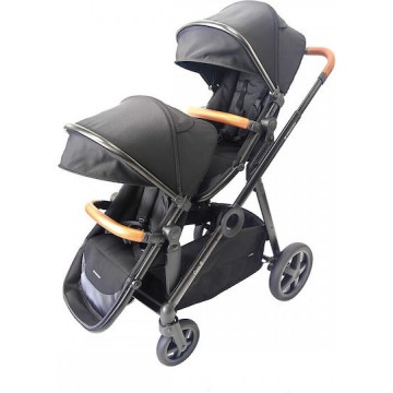 Kikka Boo GO2 Ρυθμιζόμενο Καρότσι για Δίδυμα Kατάλληλο για Nεογέννητο  31001040017